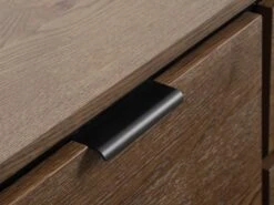 Royal Oak Buffet HORNBORG 2 Portes 3 Tiroirs Chêne Foncé -Meubles Soldes Boutique 185990