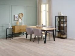 Chaise RISSKOV Tissu Gris Clair/noir -Meubles Soldes Boutique 186213 2