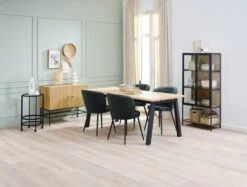 Chaise RISSKOV Velours Vert Foncé/noir -Meubles Soldes Boutique 186214 2