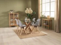 Royal Oak Vitrine LANGELINIE 2 Portes Chêne -Meubles Soldes Boutique 186924