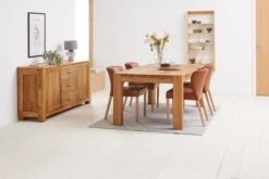 OLLERUP L200 + 4 KULBY Brun/chêne -Meubles Soldes Boutique 186929 1