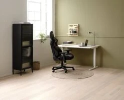 Vitrine HOPTRUP 1 Porte Noir -Meubles Soldes Boutique 188035