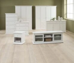 Meuble TV FREDENSBORG Blanc -Meubles Soldes Boutique 188141 5