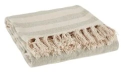 Plaid AMASONLILJE 130x170 Vert/beige