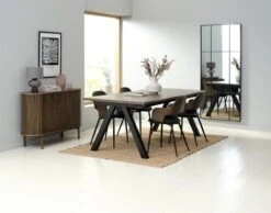 Royal Oak Buffet LYNGVIG 120 Cm Portes Coulissantes Chêne Foncé -Meubles Soldes Boutique 189183 1