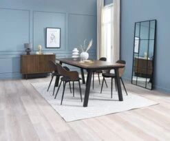 Royal Oak Buffet LYNGVIG 120 Cm Portes Coulissantes Chêne Foncé -Meubles Soldes Boutique 189188 1