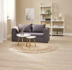 Bout De Canapé TAPS 40x40 Blanc/bambou 22 Bout De Canapé TAPS 40x40 Blanc/bambou -Meubles Soldes Boutique 189214 2