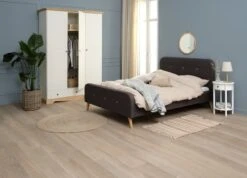 Armoire ROLD 154x216 Blanc/pin -Meubles Soldes Boutique 189230