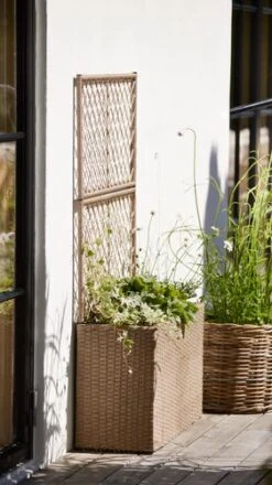 Jardinière TRANA L30xL83xH130 Naturel -Meubles Soldes Boutique 194472