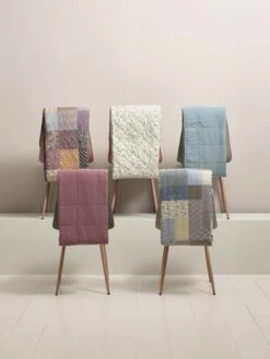 Couverture Matelassée VALMUE 130x180 Prune -Meubles Soldes Boutique 198576