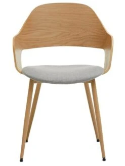 Royal Oak Chaise HVIDOVRE Chêne Clair/gris Clair -Meubles Soldes Boutique 199288