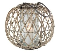 Lanterne LAPPSANGER Ø38xH32 Naturel -Meubles Soldes Boutique 199596