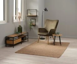 Meuble TV TRAPPEDAL Chêne/noir -Meubles Soldes Boutique 201624 2