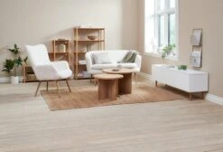 Meuble TV KORSVANG 3 Portes Blanc -Meubles Soldes Boutique 201636 2