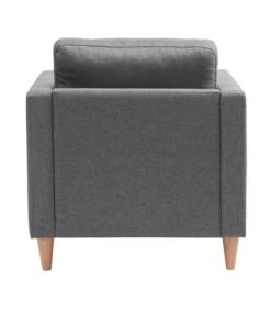 Fauteuil FALSLEV Tissu Gris -Meubles Soldes Boutique 212336