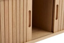 Royal Oak Meuble TV LYNGVIG 2 Portes Tambours Chêne Naturel -Meubles Soldes Boutique 212435