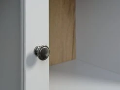 Partie Supérieure MARKSKEL 2 Portes Coloris Gris Clair/chêne -Meubles Soldes Boutique 212531