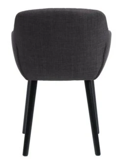 Chaise ADSLEV Tissu Gris Anthracite/noir -Meubles Soldes Boutique 213479