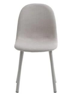 Chaise EJSTRUP Tissu Beige/acier -Meubles Soldes Boutique 213499