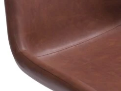 Chaise HYGUM Pivotante Cognac/noir -Meubles Soldes Boutique 213543