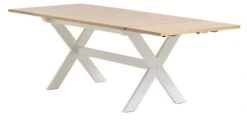 Table VISLINGE 90x150 Naturel/blanc -Meubles Soldes Boutique 213634 1