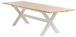 Table VISLINGE 90x190 Naturel/blanc -Meubles Soldes Boutique 213636 1