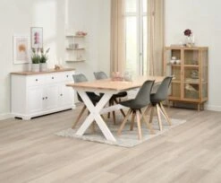 Rallonge VISLINGE 90x45 Naturel -Meubles Soldes Boutique 213799 1