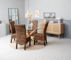 Buffet HALMSTAD 3 Portes Polyrotin/coloris Chêne -Meubles Soldes Boutique 213855