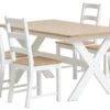 VISLINGE L150 Table Naturel + 4 VISLINGE Chaises Naturel