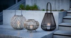 Lanterne LAPPSANGER Ø38xH32 Naturel -Meubles Soldes Boutique 214763