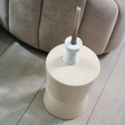 Piédestal SIGMUND Ø23xH30cm Crème 7 Piédestal SIGMUND Ø23xH30cm Crème -Meubles Soldes Boutique 215290