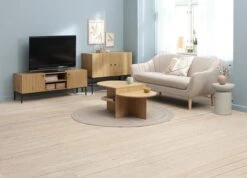 Meuble TV HEMDRUP 2 Portes Chêne -Meubles Soldes Boutique 219539 1