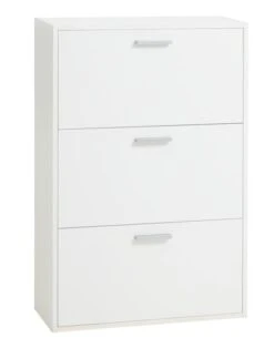 Meuble à Chaussures BAGENKOP 3 Compartiments Blanc