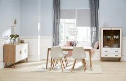 Royal Oak Chaise KASTRUP Blanc/chêne -Meubles Soldes Boutique 76384 1