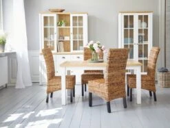 Partie Supérieure MARKSKEL 2 Portes Blanc/coloris Chêne -Meubles Soldes Boutique 99743 2